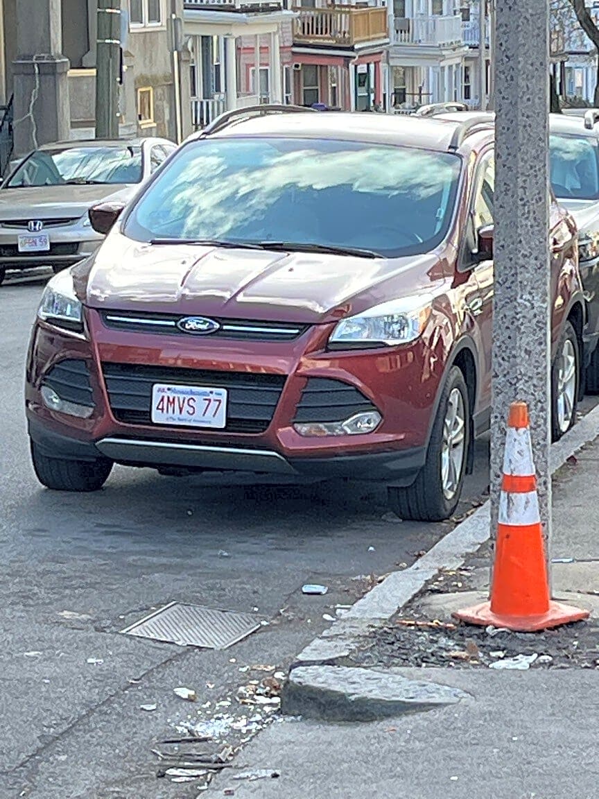 Image submitted with report