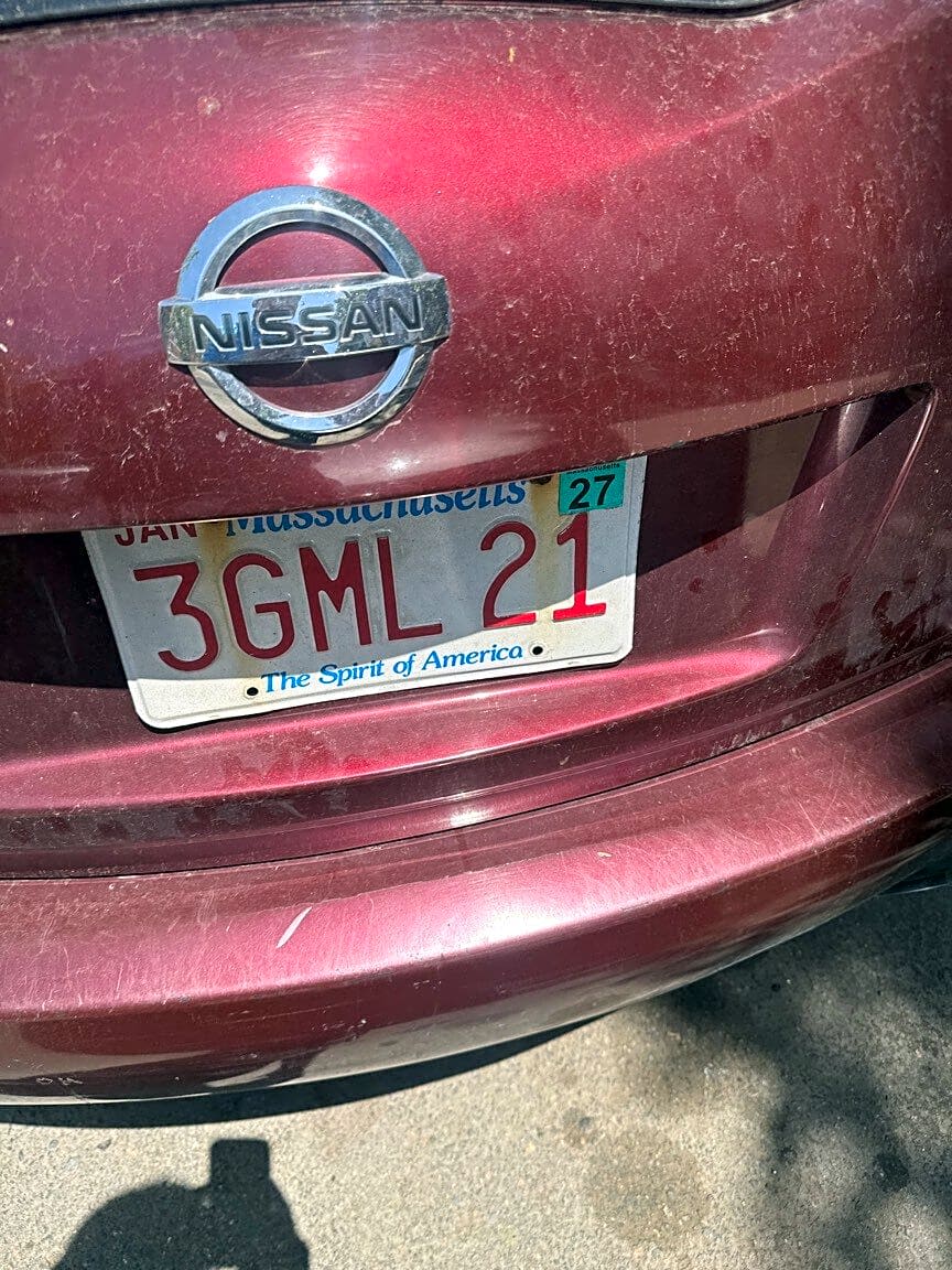 Image submitted with report