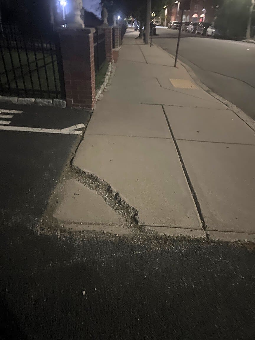 Image submitted with report