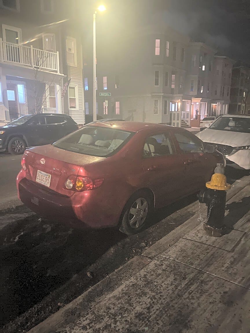 Image submitted with report