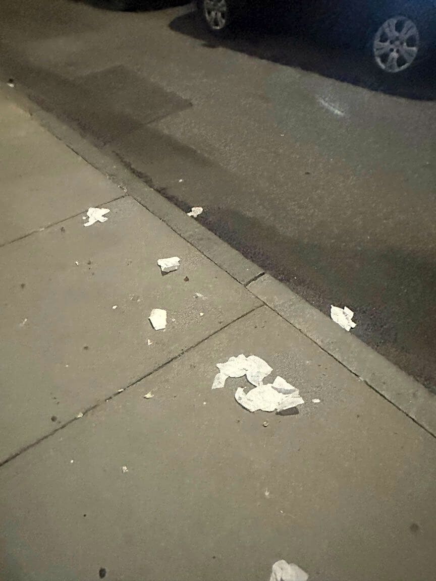 Image submitted with report