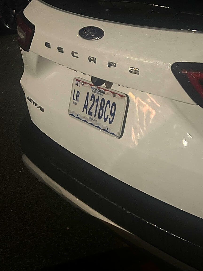 Image submitted with report