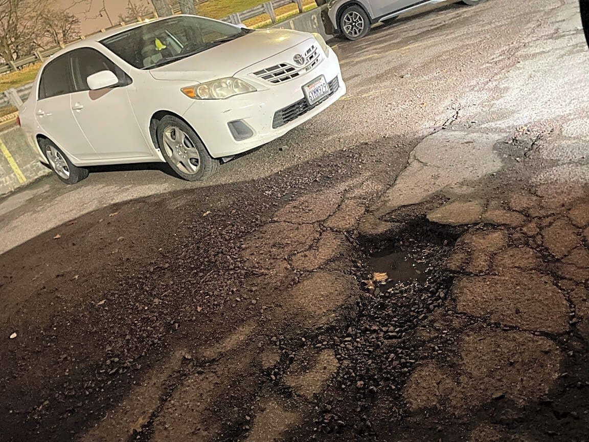 Image submitted with report