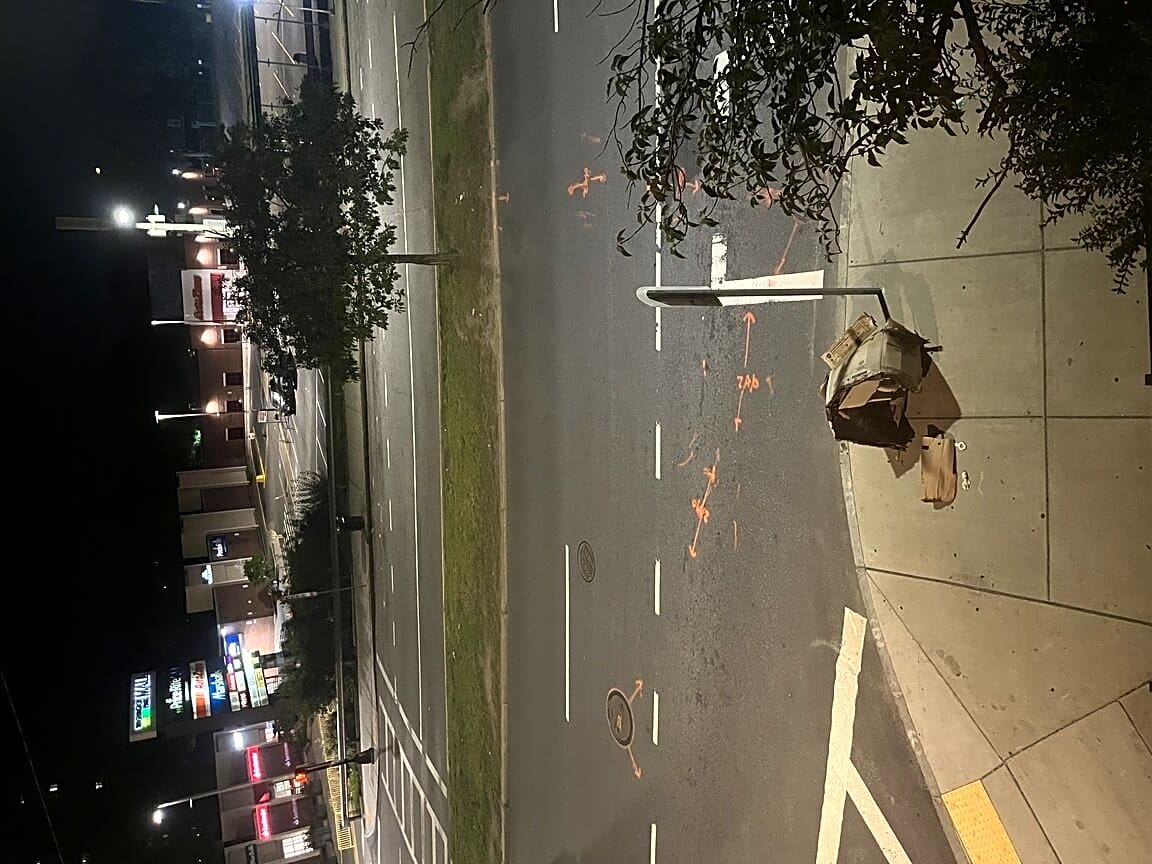 Image submitted with report