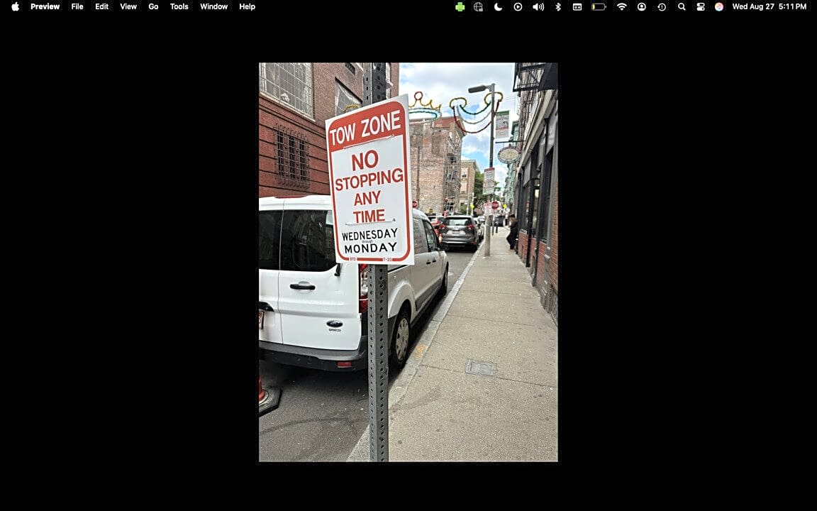 Image submitted with report