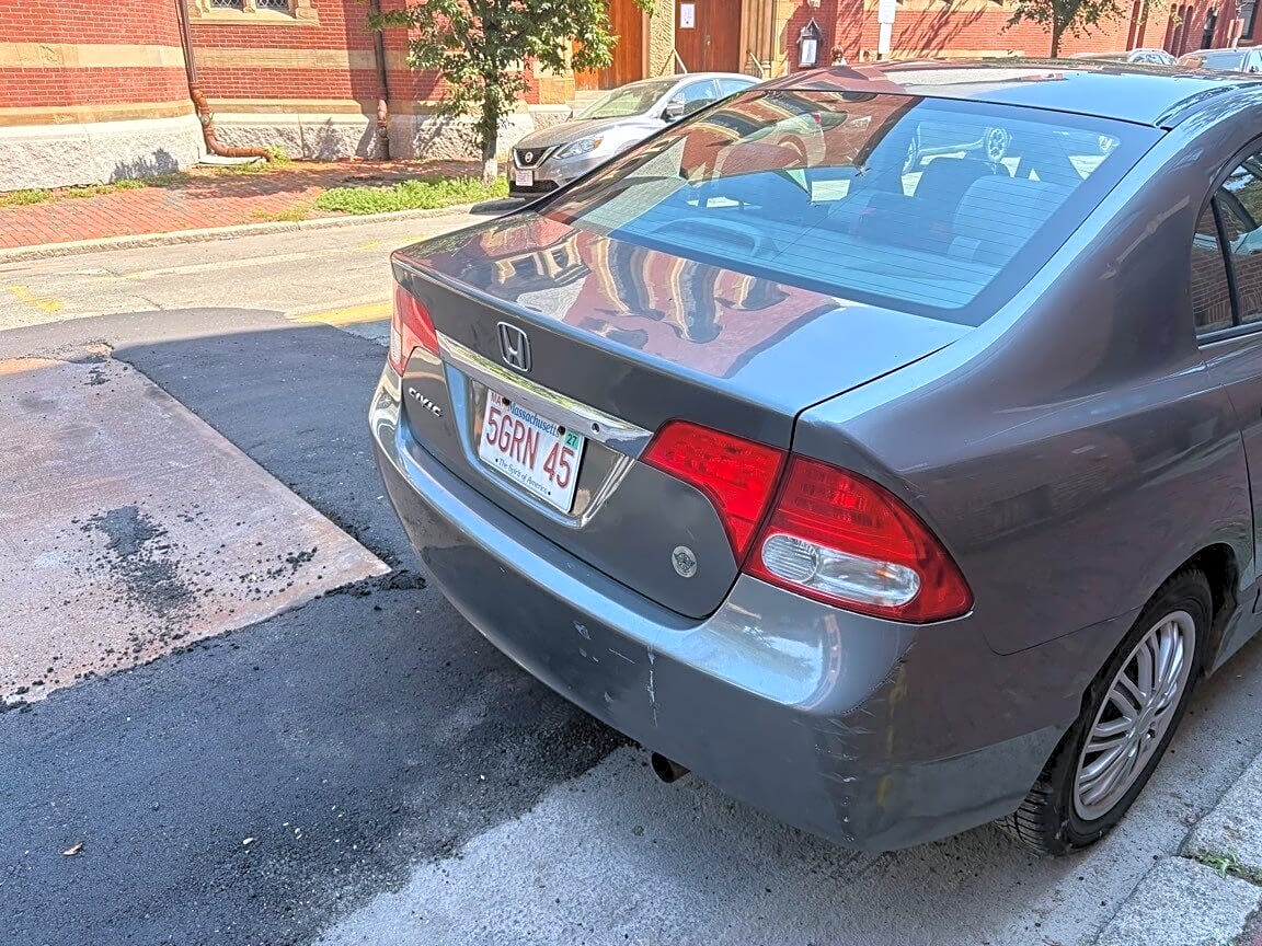 Image submitted with report