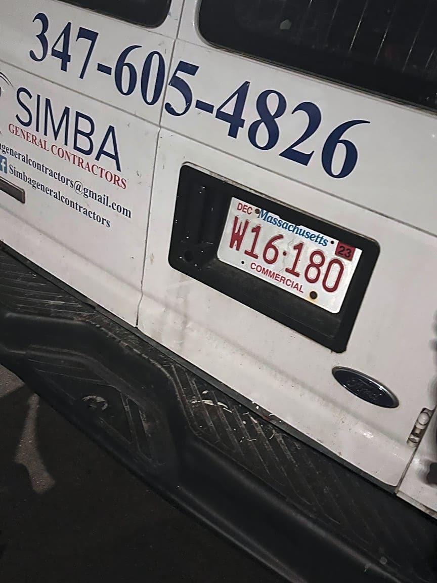 Image submitted with report