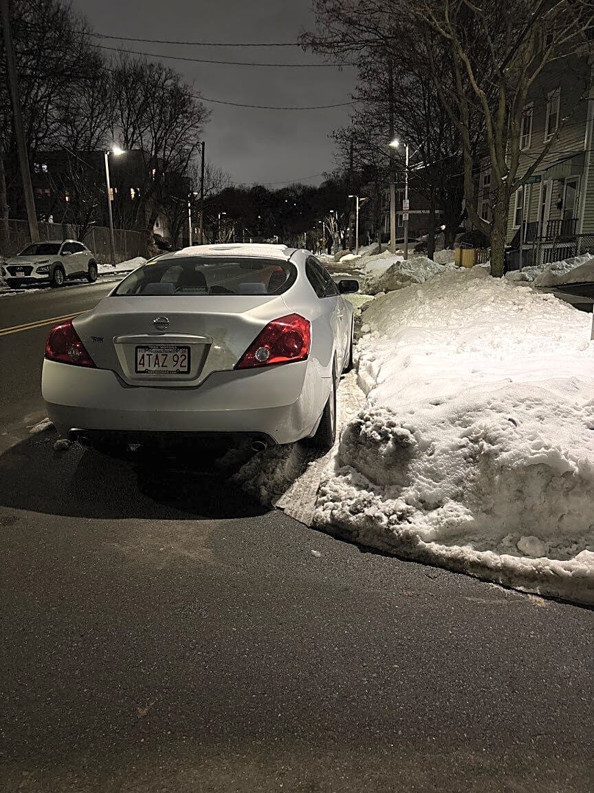 Image submitted with report