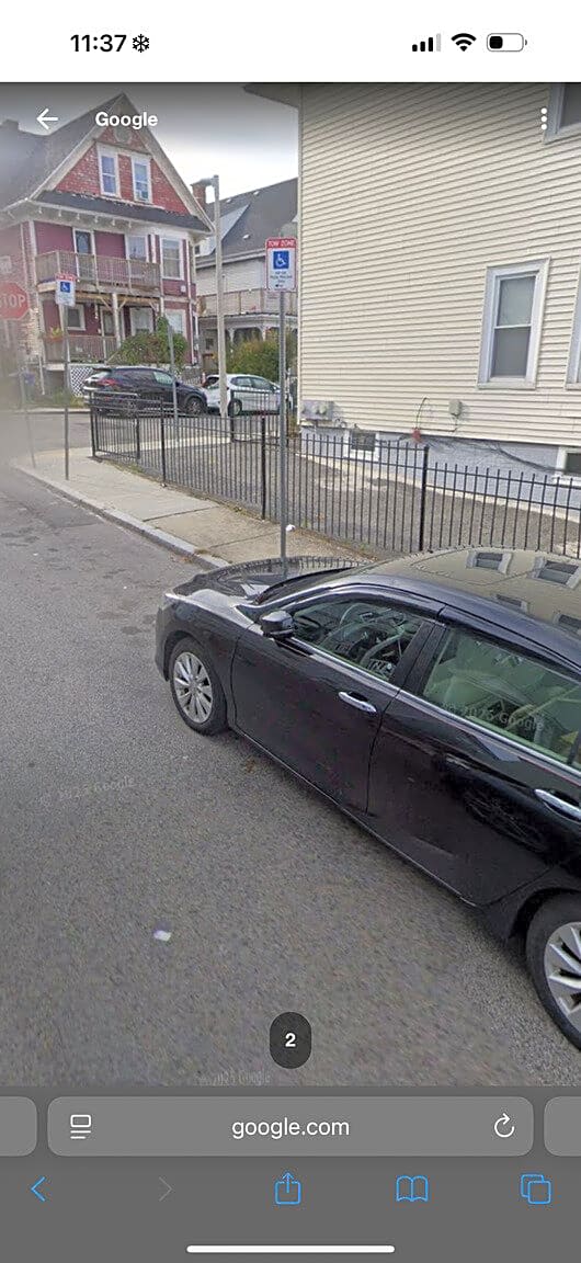 Image submitted with report