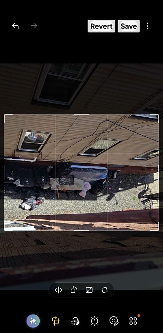 Image submitted with report