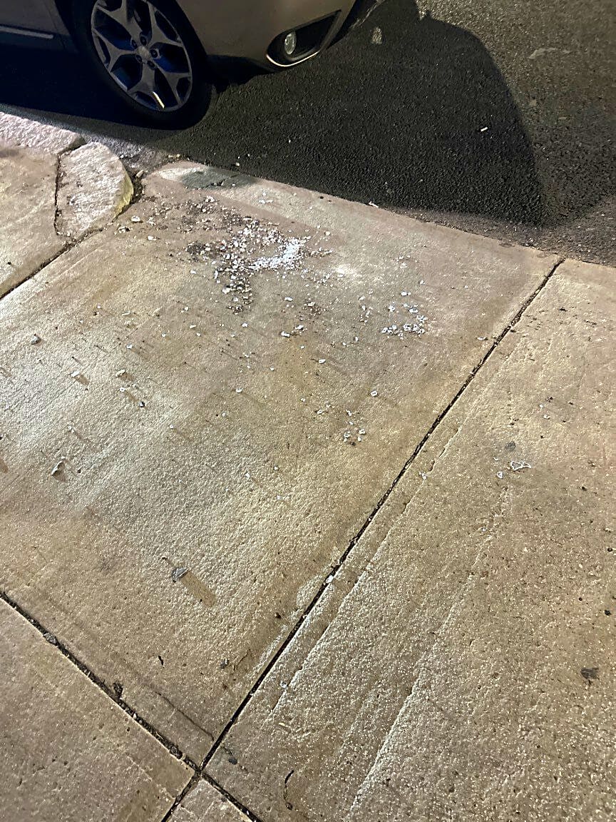 Image submitted with report