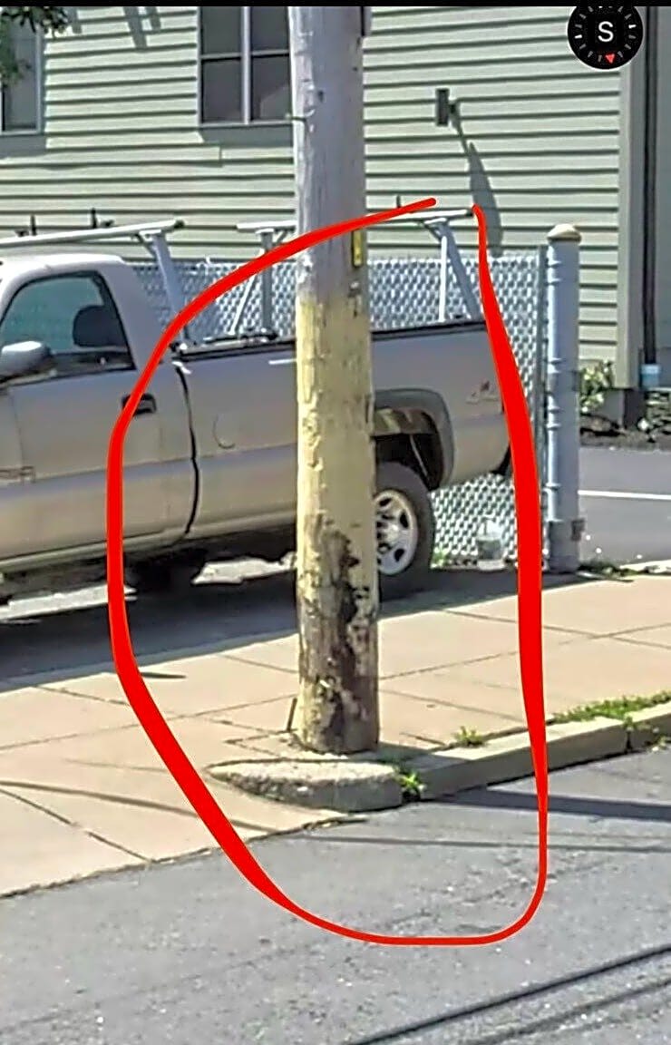 Image submitted with report