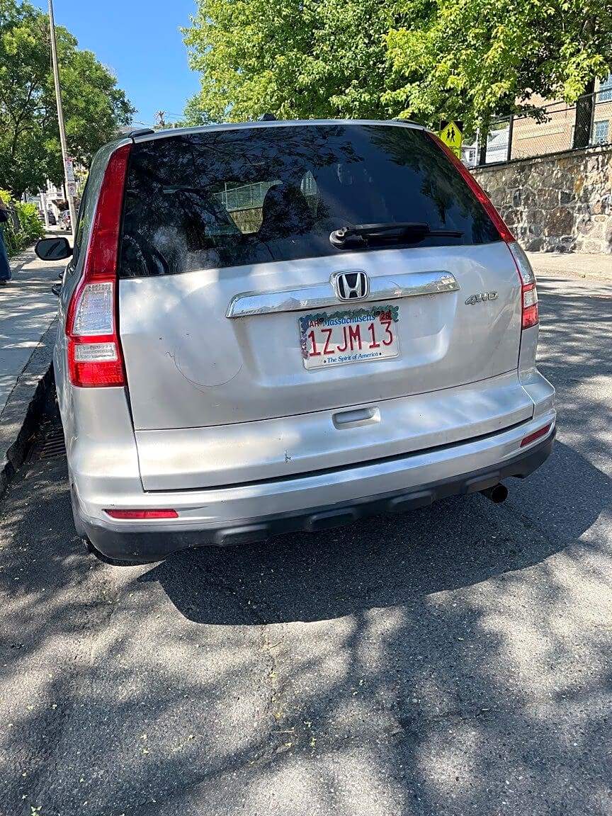 Image submitted with report