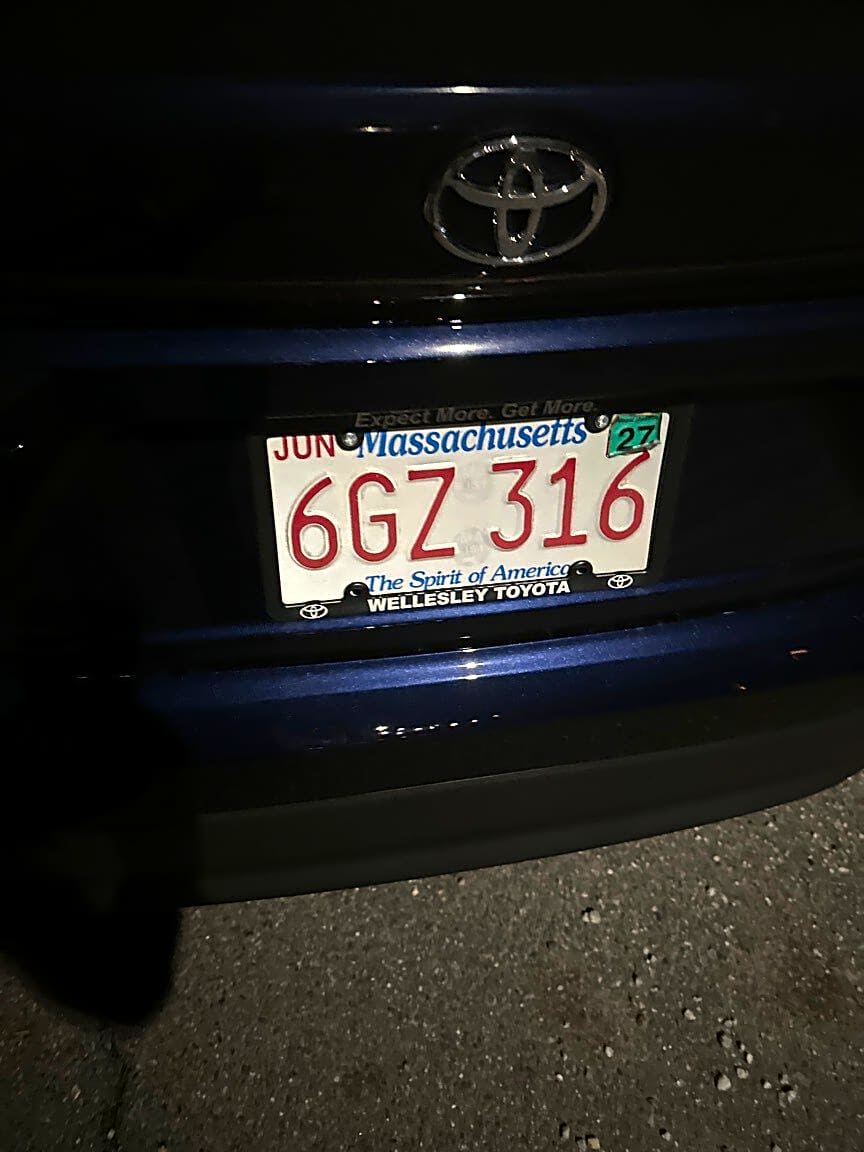 Image submitted with report