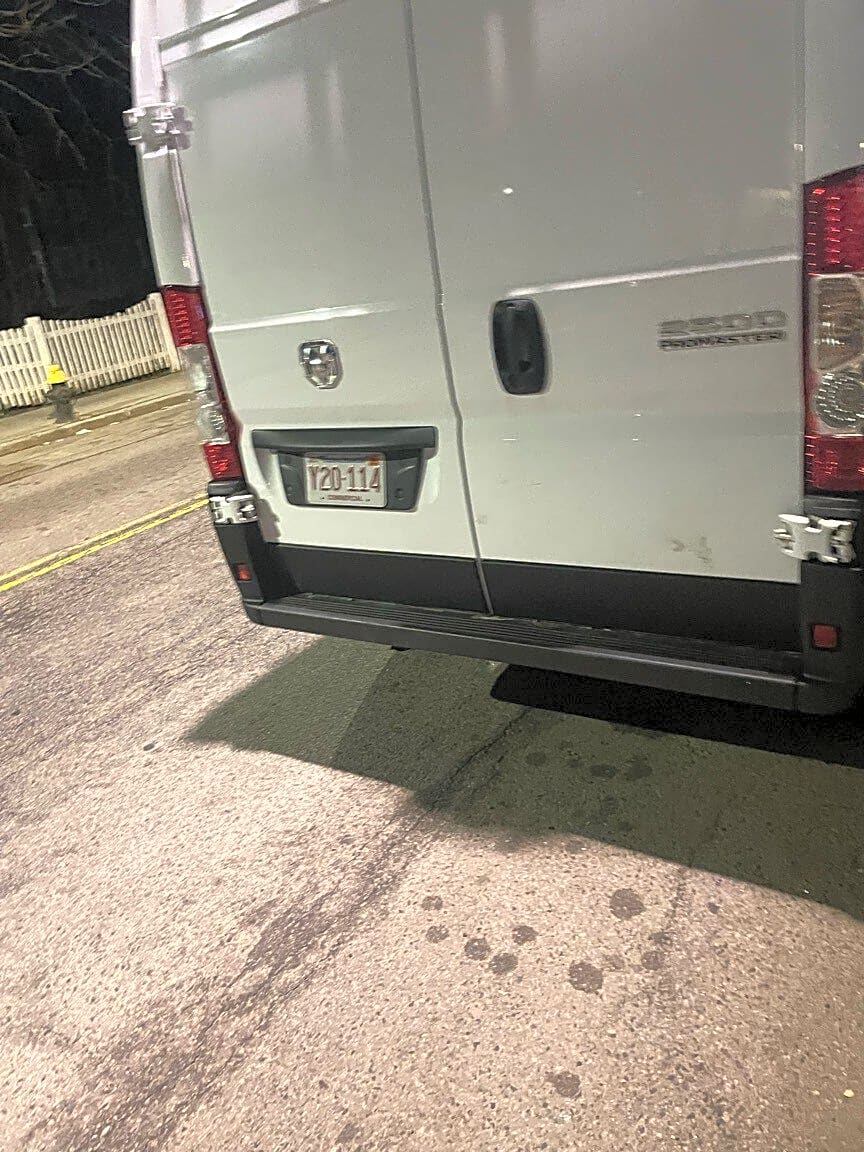 Image submitted with report