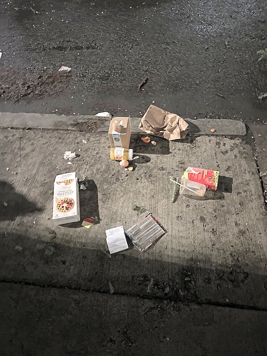 Image submitted with report