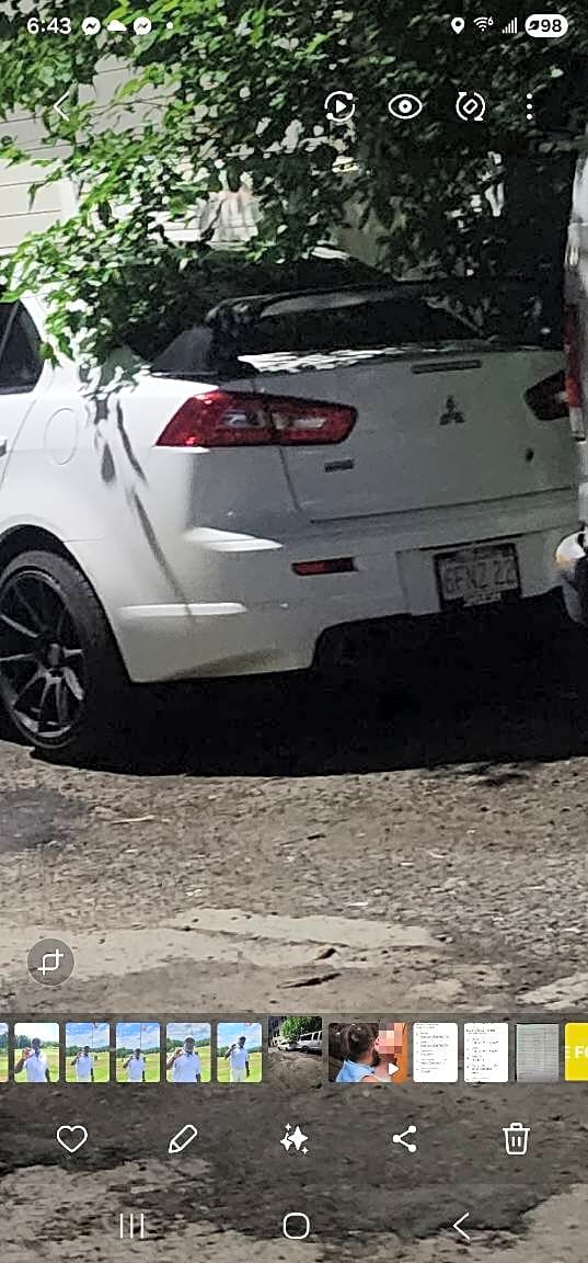 Image submitted with report