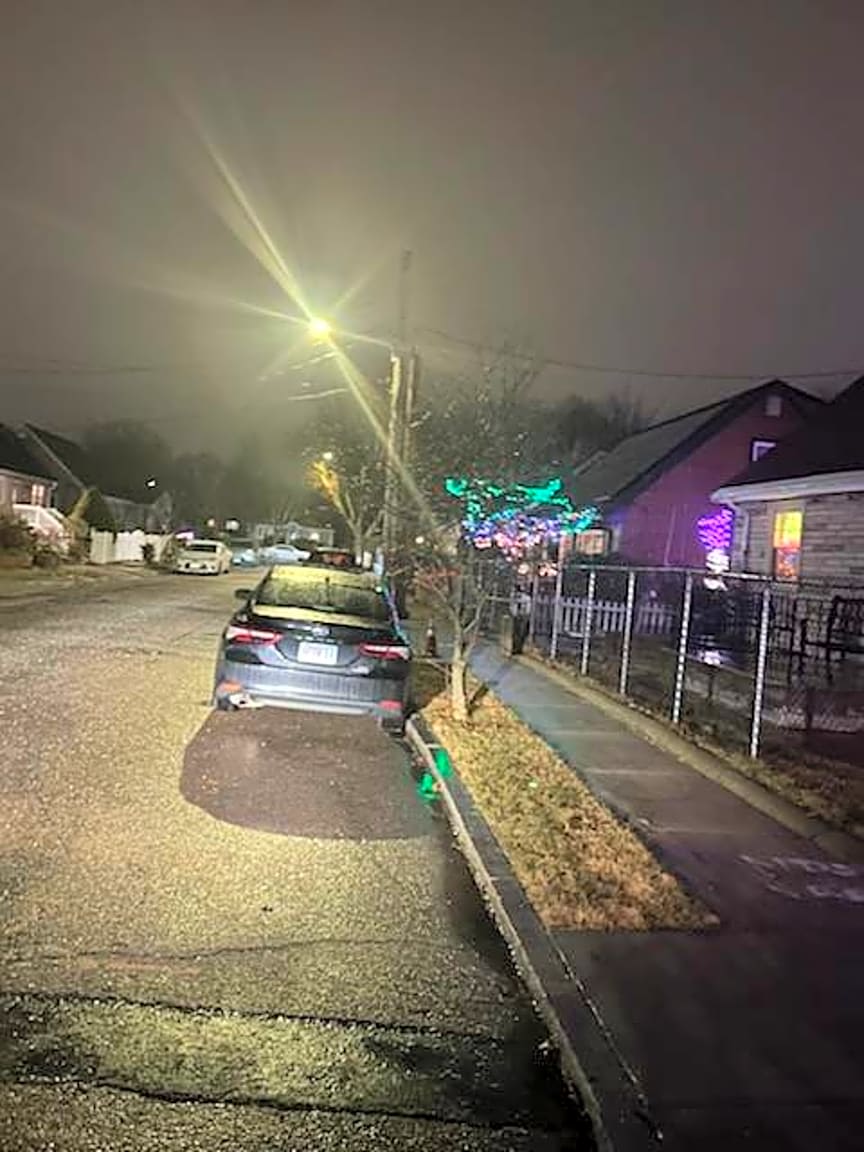 Image submitted with report