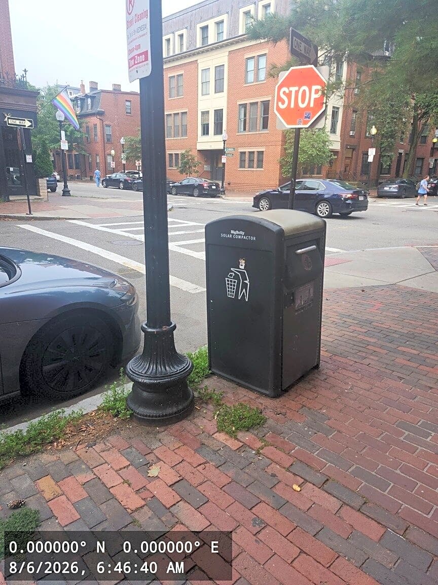 Image submitted with report