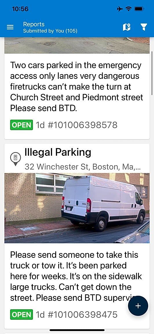 Image submitted with report