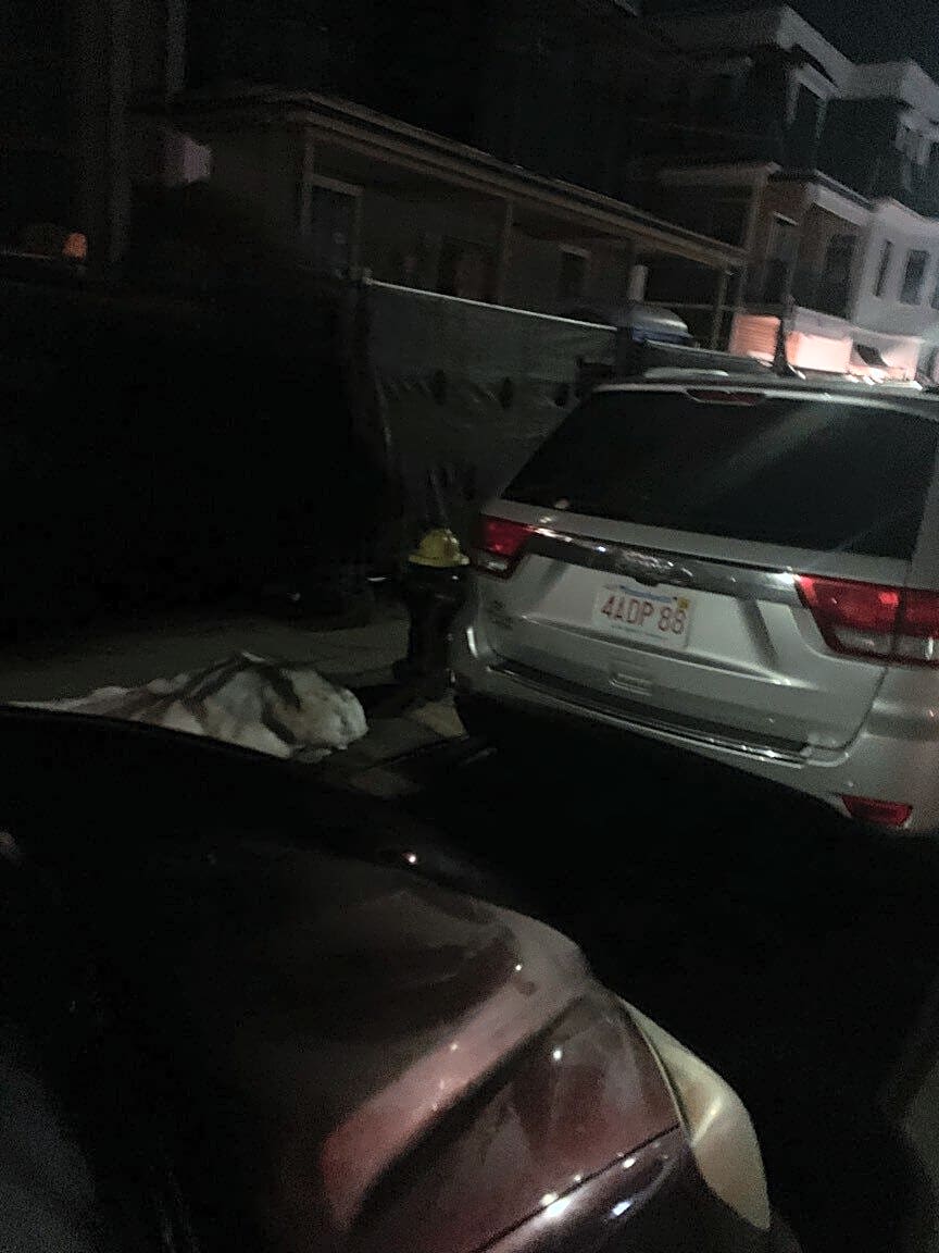 Image submitted with report