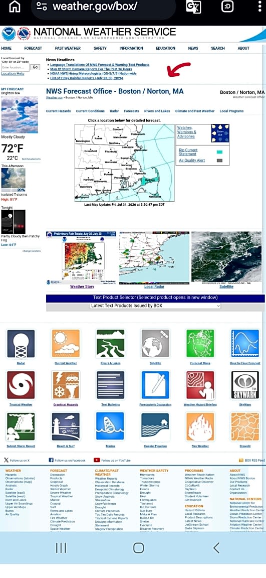Image submitted with report