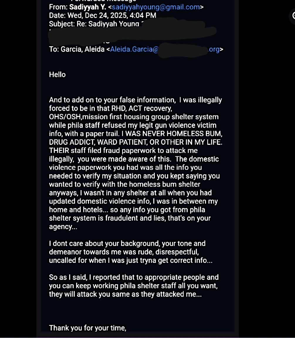 Image submitted with report