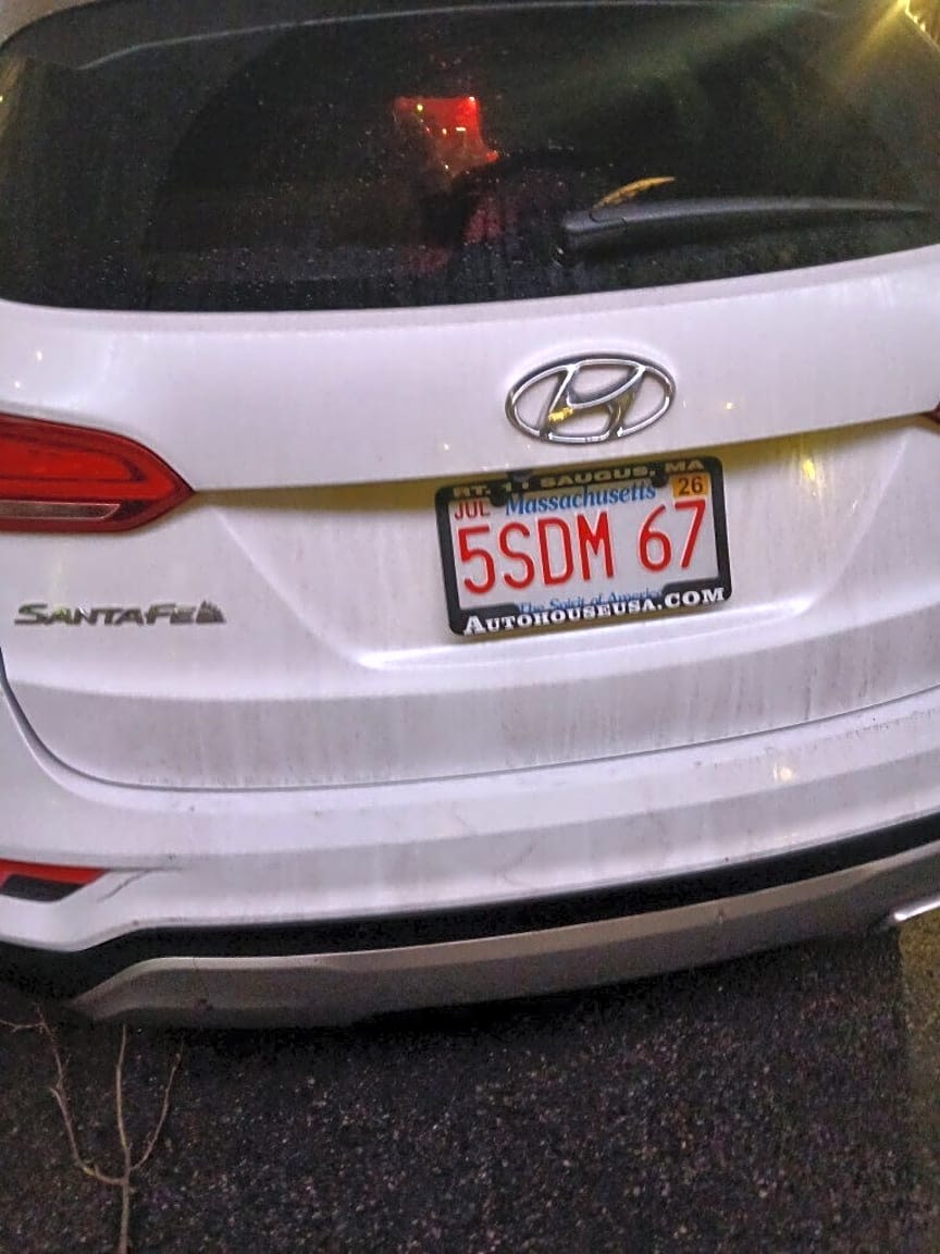 Image submitted with report