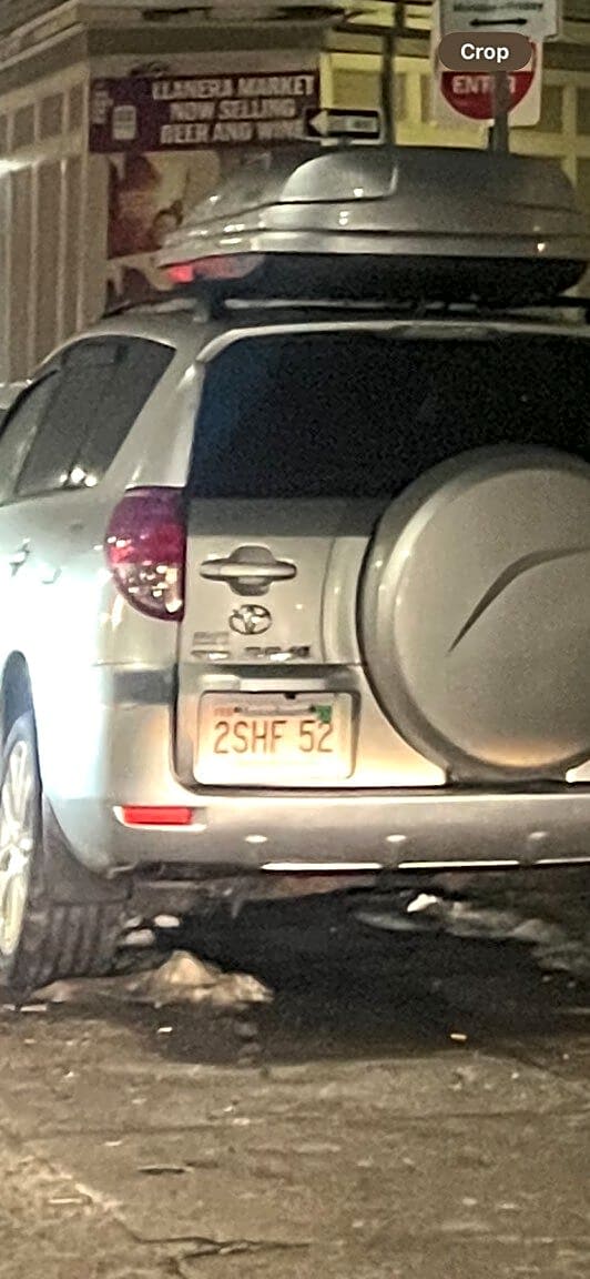 Image submitted with report