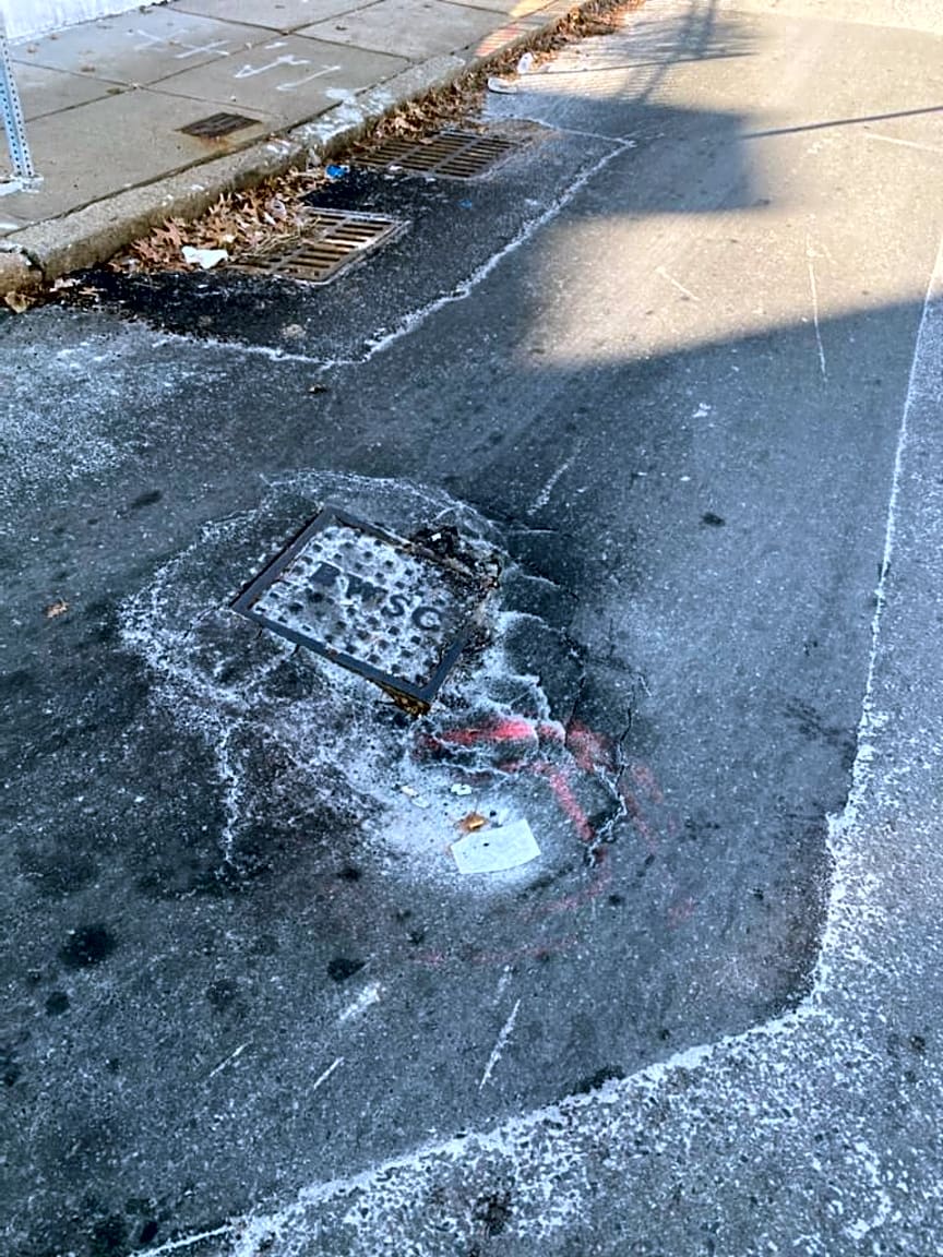 Image submitted with report