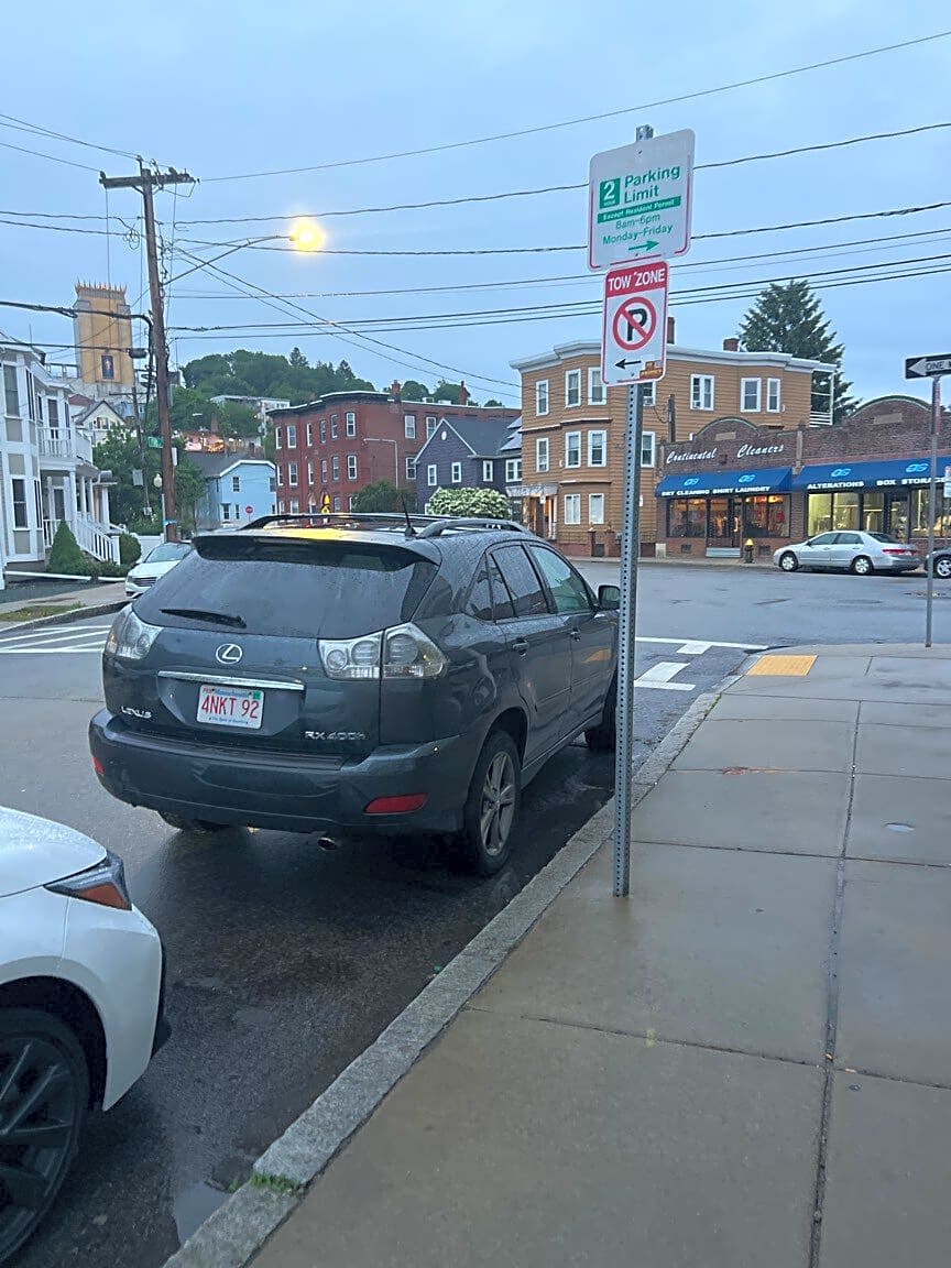Image submitted with report