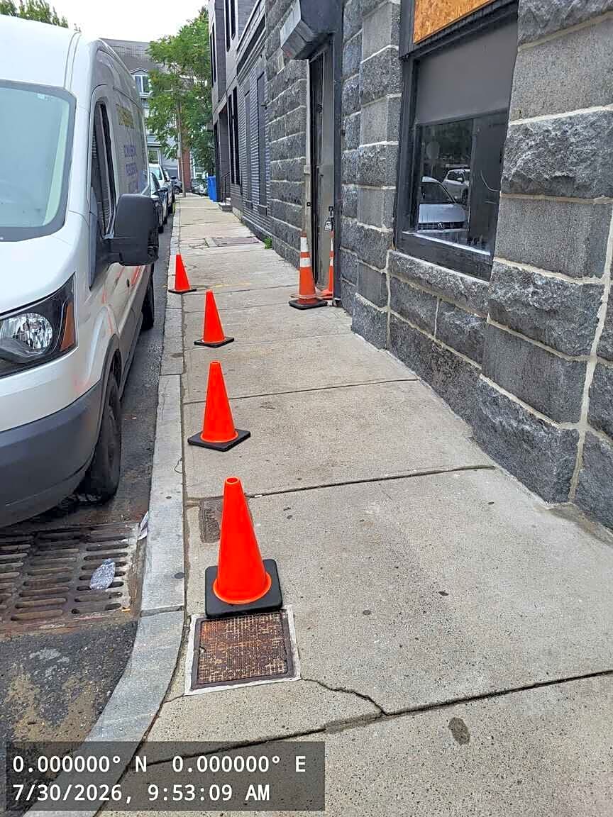 Image submitted with report