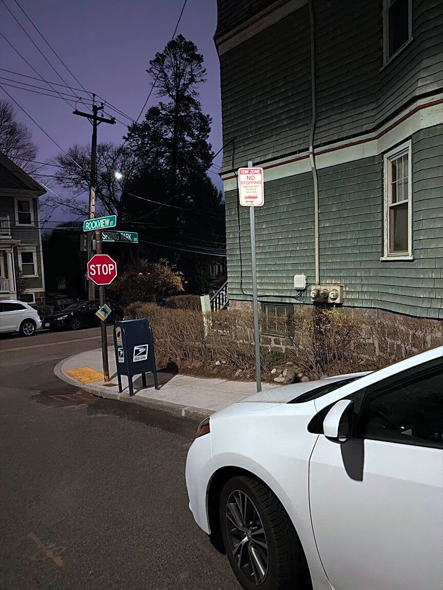 Image submitted with report