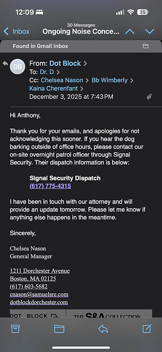 Image submitted with report