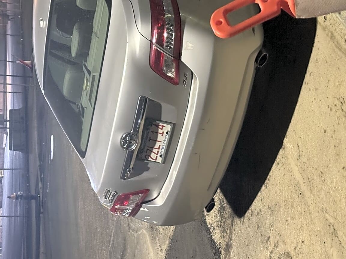 Image submitted with report