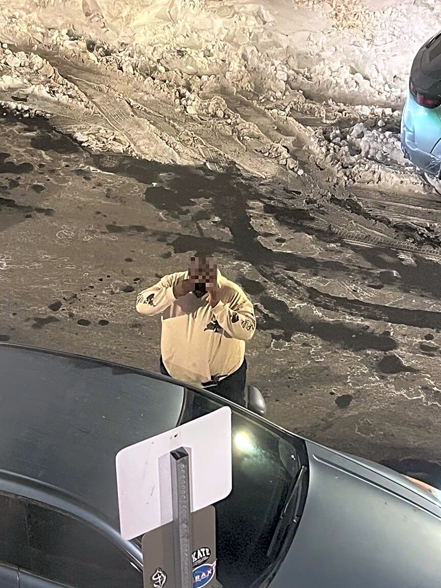 Image submitted with report