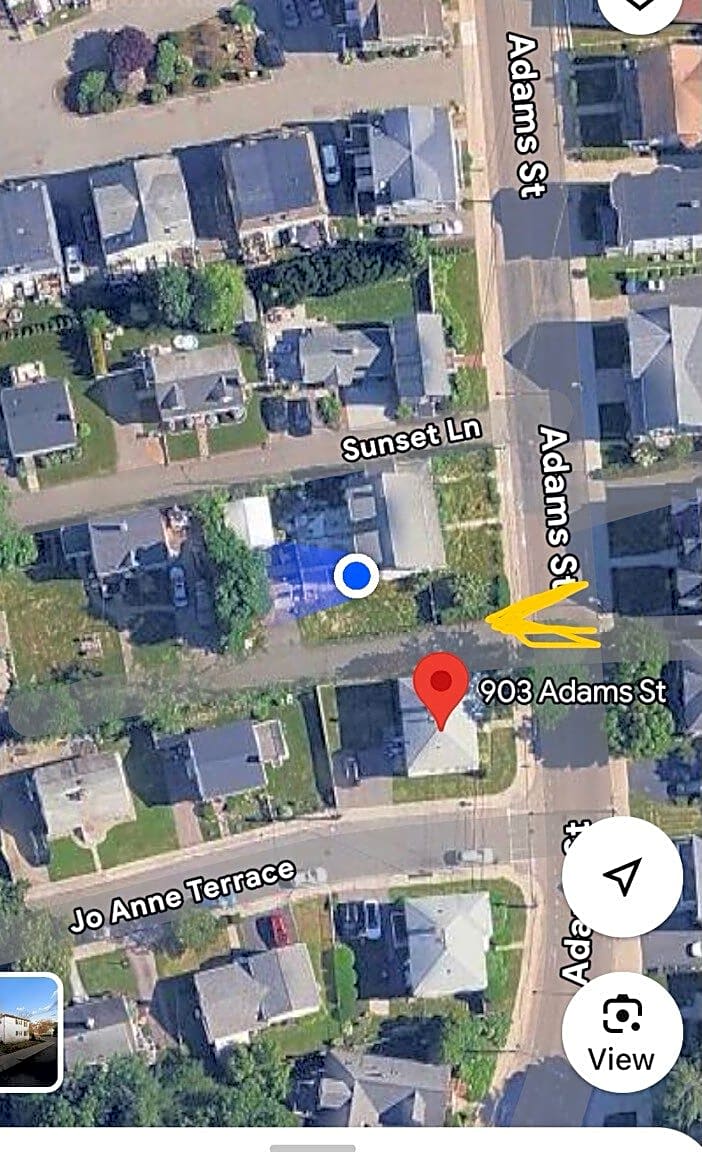 Image submitted with report