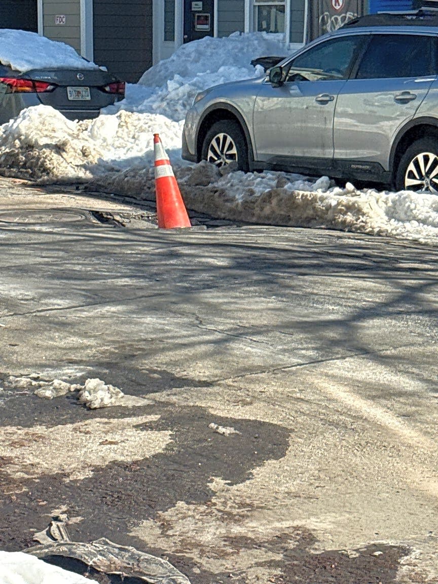 Image submitted with report