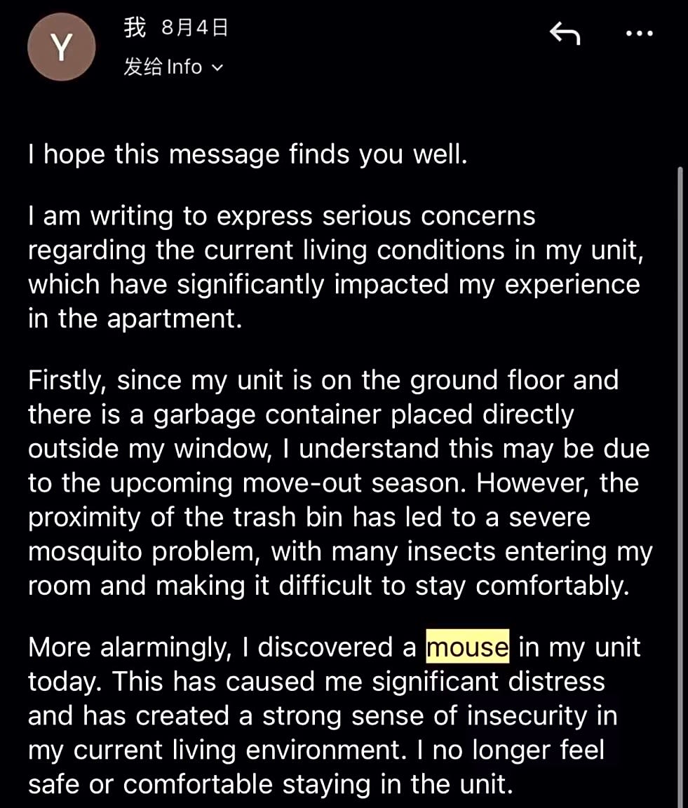 Image submitted with report