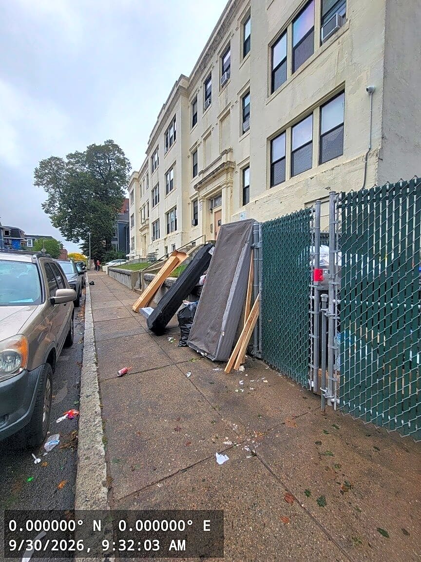 Image submitted with report