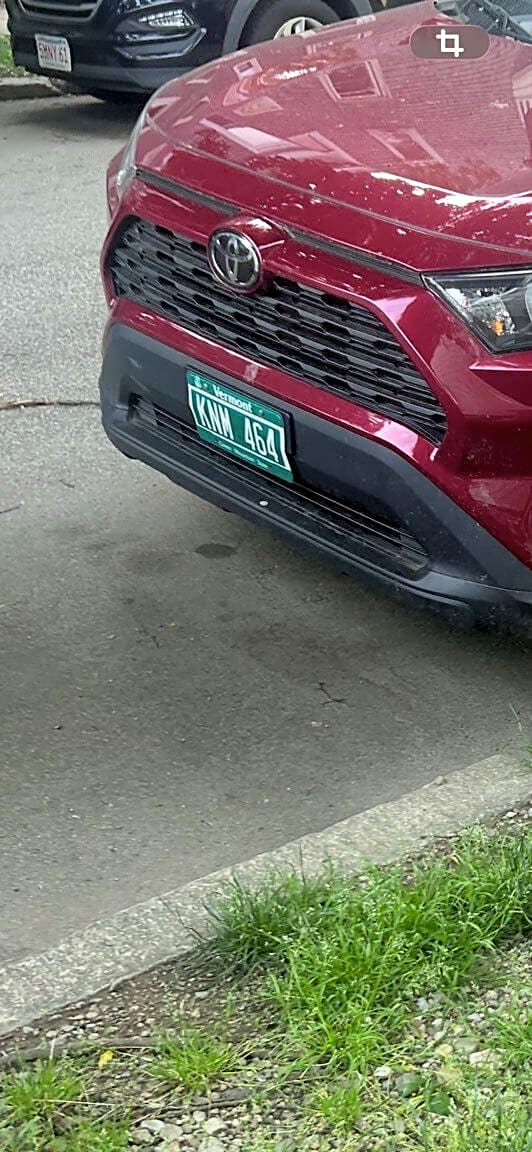 Image submitted with report
