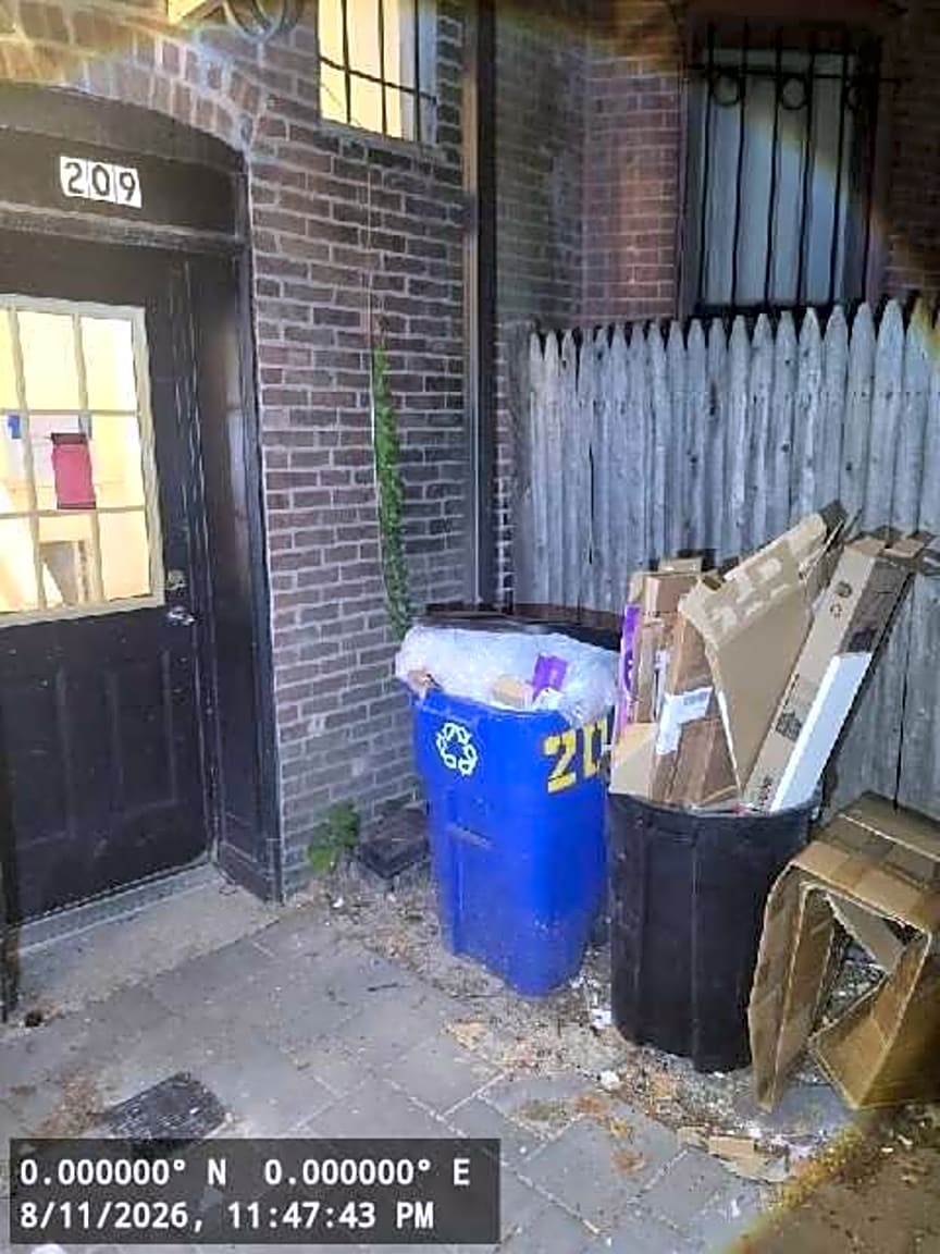 Image submitted with report