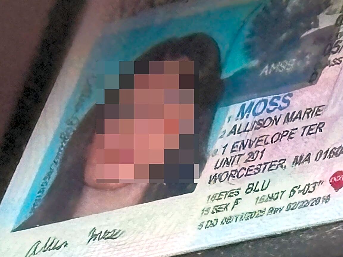 Image submitted with report