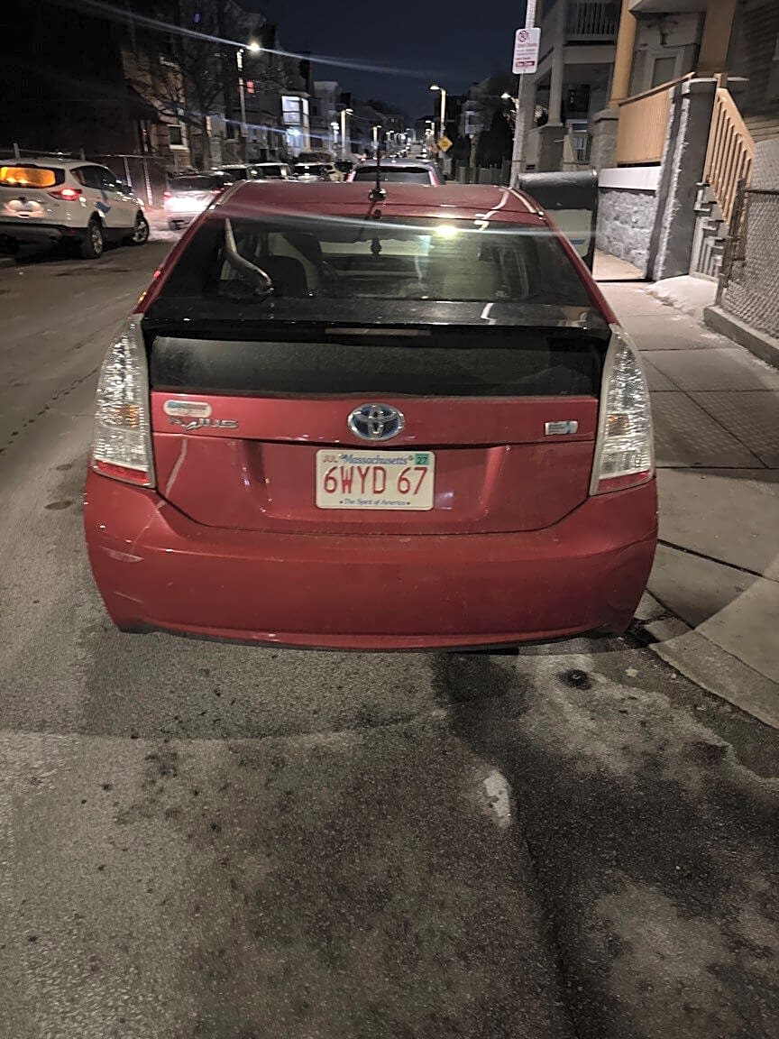 Image submitted with report