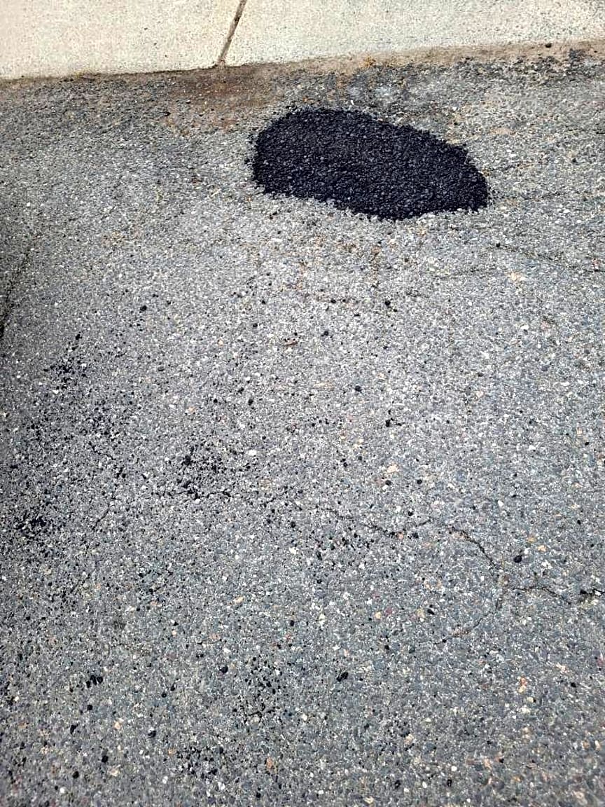 Image submitted with report