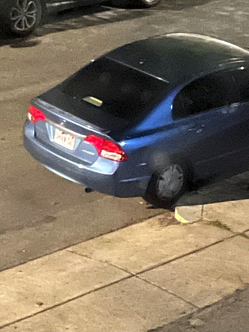 Image submitted with report