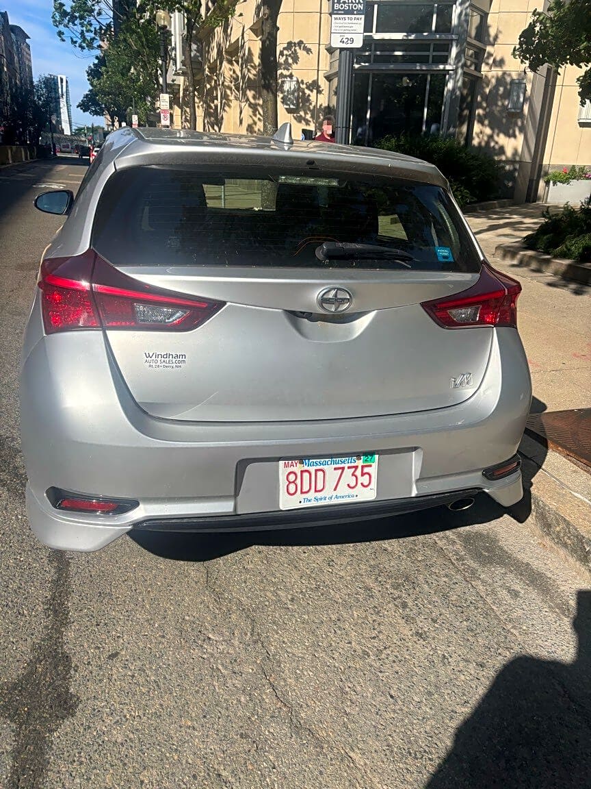 Image submitted with report