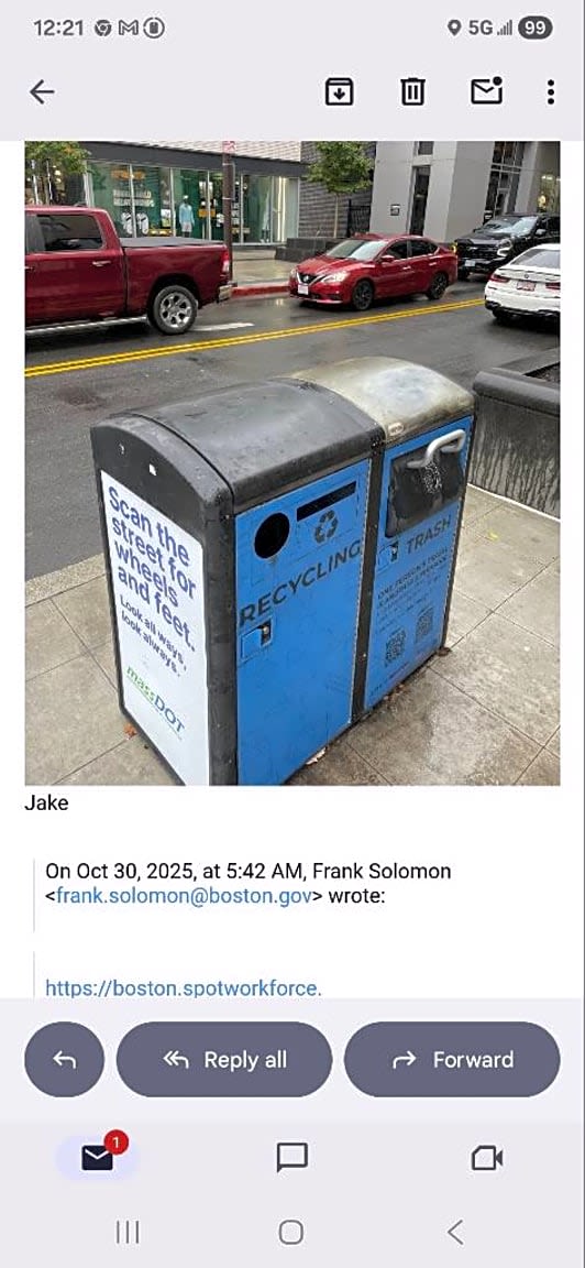 Image submitted with report