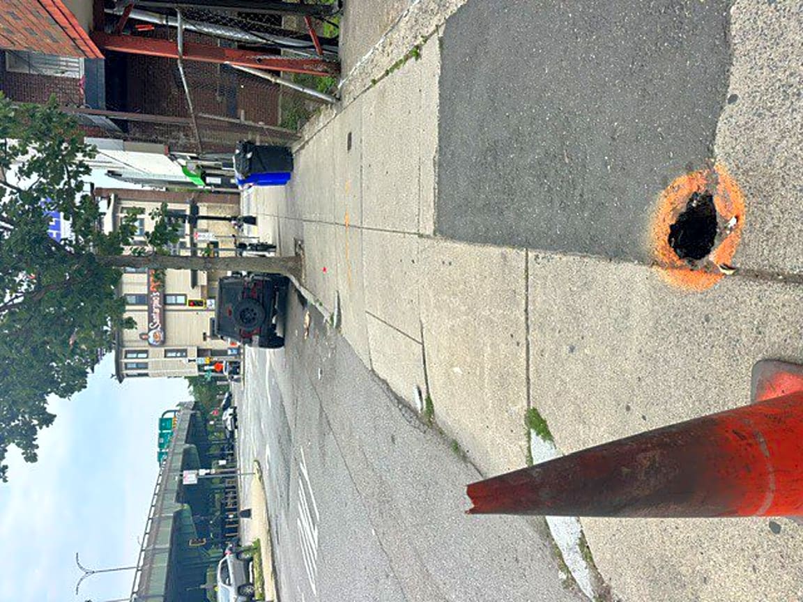 Image submitted with report