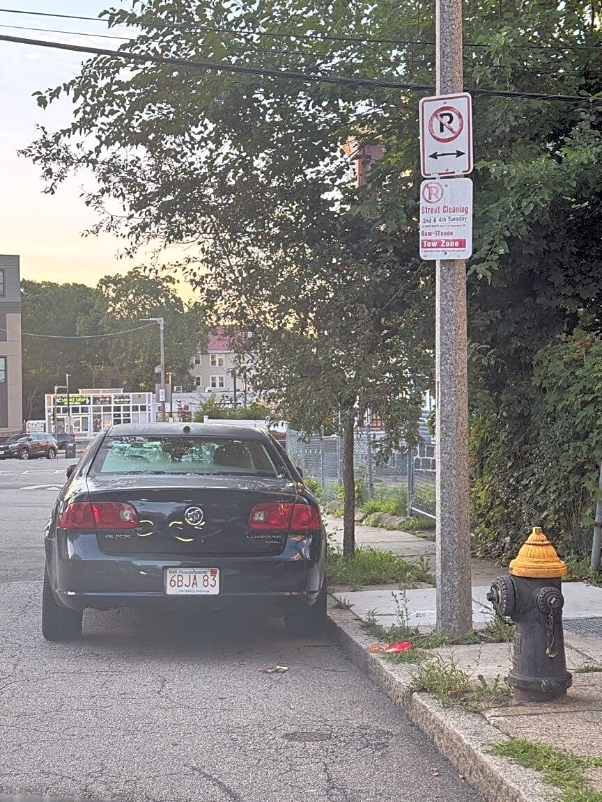 Image submitted with report